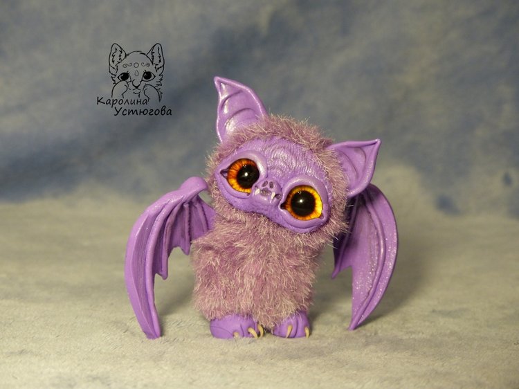 Летучие мышки, цвет: фиолетовый. А Вы нас ждали к Хеллоуину