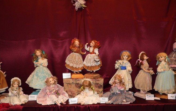 XV Международный осенний салон авторских кукол на Тишинке с 4 по 6 октября 2019 года в Москве - часть 3