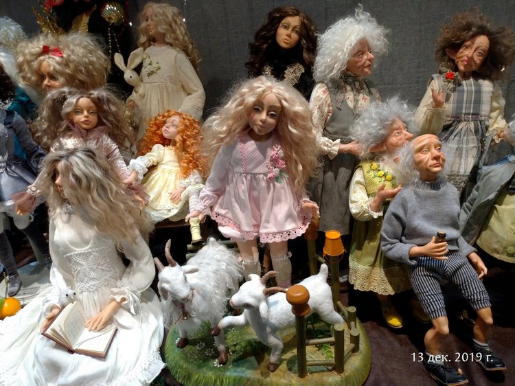 X Международная выставка "Искусство куклы" в Гостином дворе. Часть 2