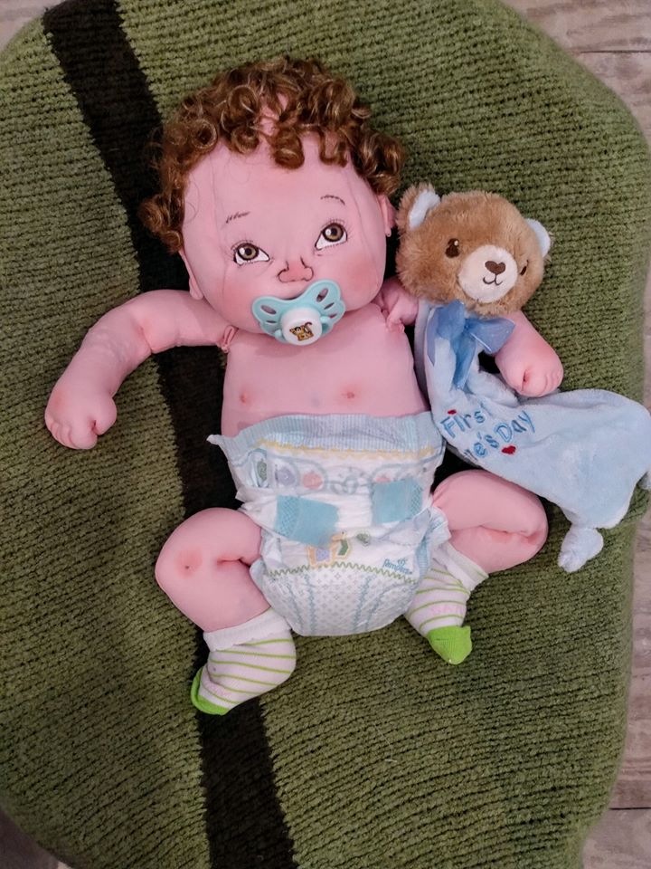 Rag Dolls Precious Creche Babies - Авторские текстильные куклы - ч.2 (фото 6)