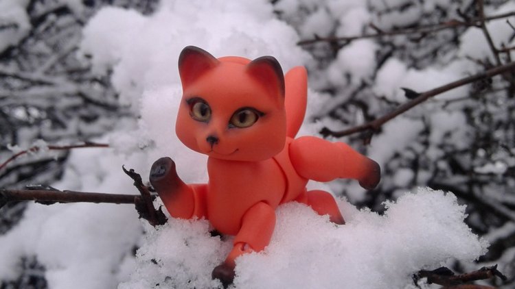 Лисёнок, мое новогоднее чудо