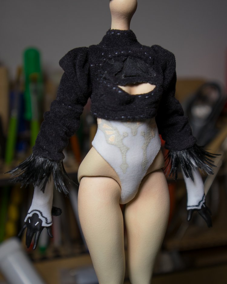 OOAK YoRHa No.2 Type B или 2B из NieR: Automata (фото 2)