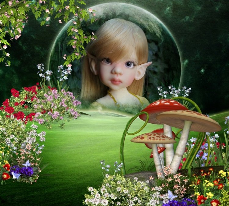 Талисса в Волшебном лесу — Куклы Kaye Wiggs (Кайе Виггс): авторские BJD (БЖД) (фото 8)