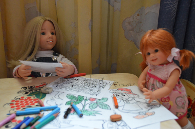 Мебель для кукол Хохлома. Вихтели Rosemarie Anna Muller (фото 7)