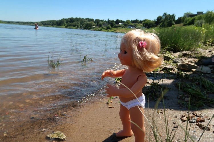 Вместе весело гулять по... Тарусе. Вихтели Линка и Алёнка