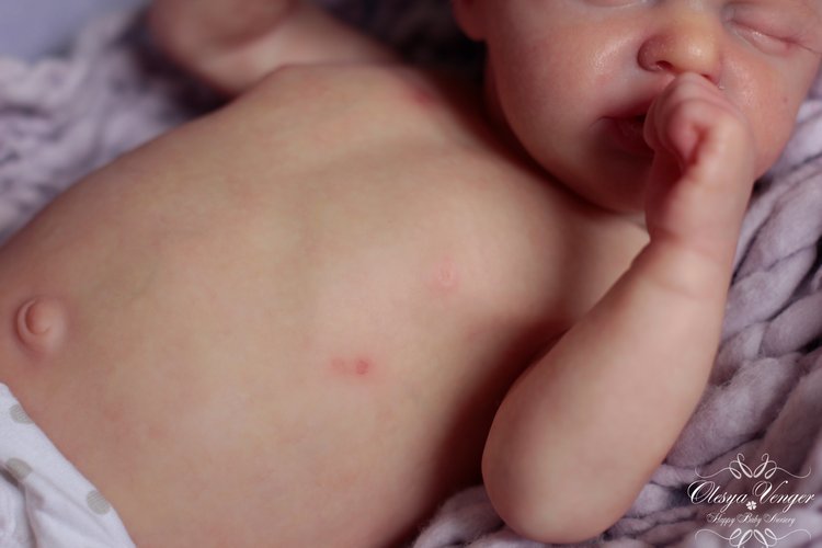 Моя крохотуля Инди. Кукла реборн Олеси Венгер (фото 8)