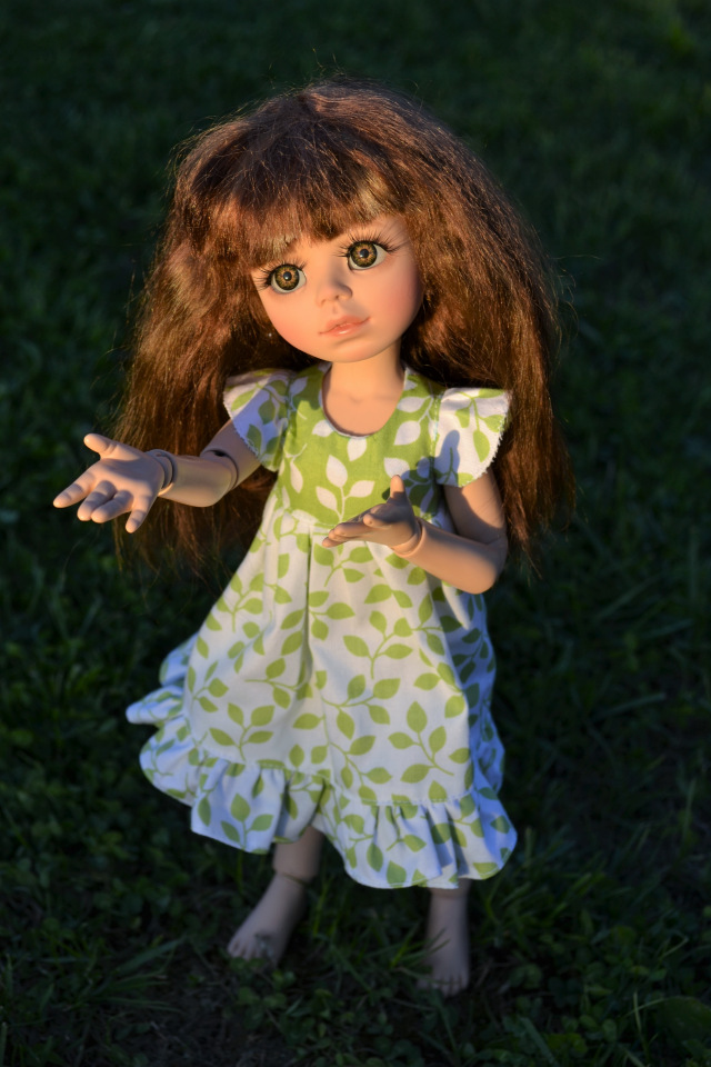 Моя маленькая Снегурочка и солнце (фото 4)