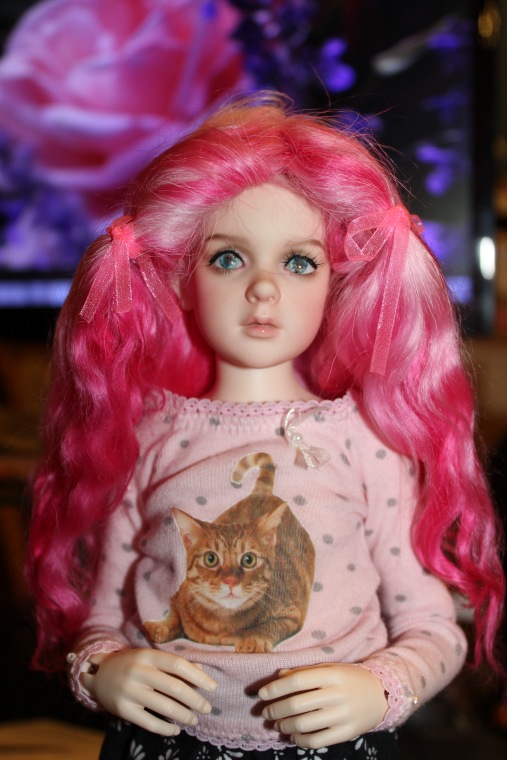 Вечерний сад. Розочка в пижамке