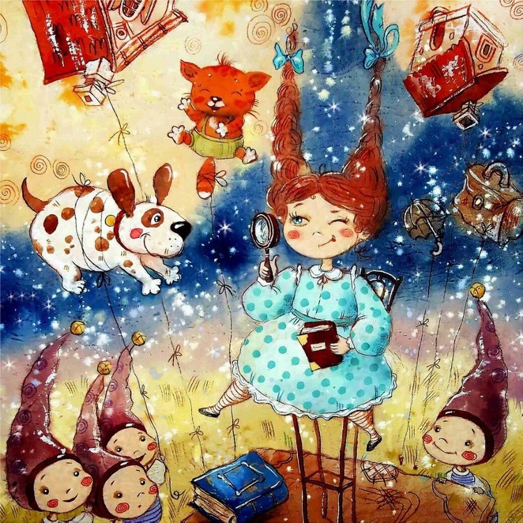 Волшебные иллюстрации — Интересное обо всем: поздравления