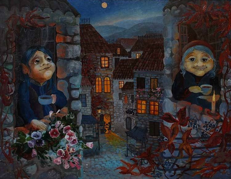 Сказочные полотна в стиле фэнтези Надежды Ильиной