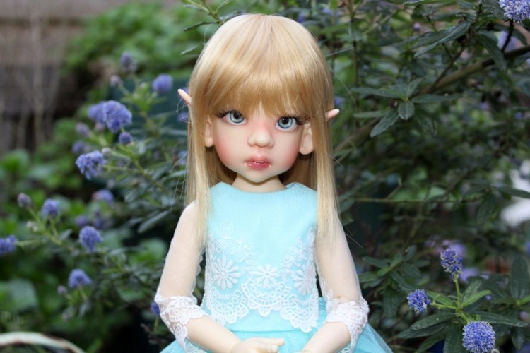 Талисса в весеннем саду — Куклы Kaye Wiggs (Кайе Виггс): авторские BJD (БЖД) (фото 5)