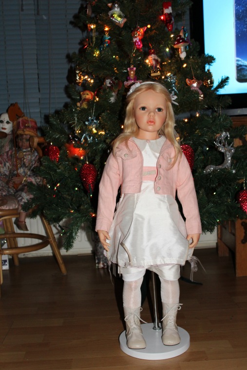 Новогодняя елка с моими куклами от Hildegard Gunzel