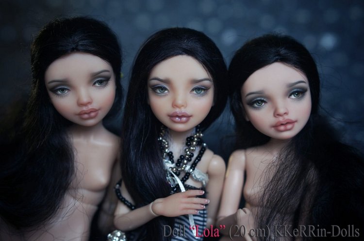 Шарнирная авторская кукла "Лола" (20см), от KKeRRin-Dolls (фото 9)