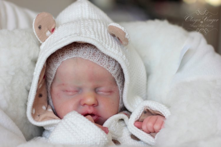 Моя крохотуля Инди. Кукла реборн Олеси Венгер