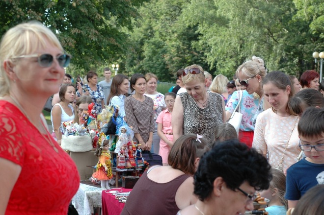 Мои куклЁшки на городском празднике "Литературное варенье" (фото 5)