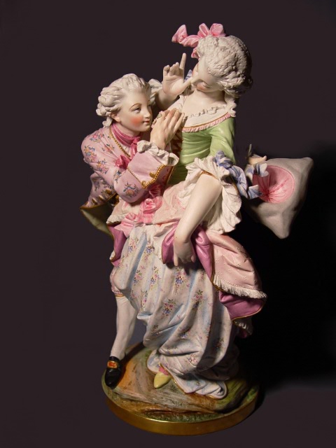 Еще прекрасного на ночь - Вот уж этот Парижский "провокационный" фарфор. Любуемся (фото 2)