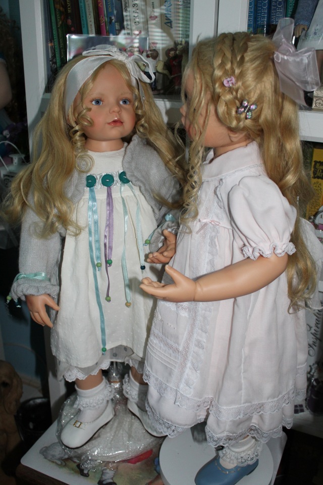 Две Фины, две сестрички — Куклы Hildegard Gunzel (Гюнцель) из винила: Gotz (фото 8)