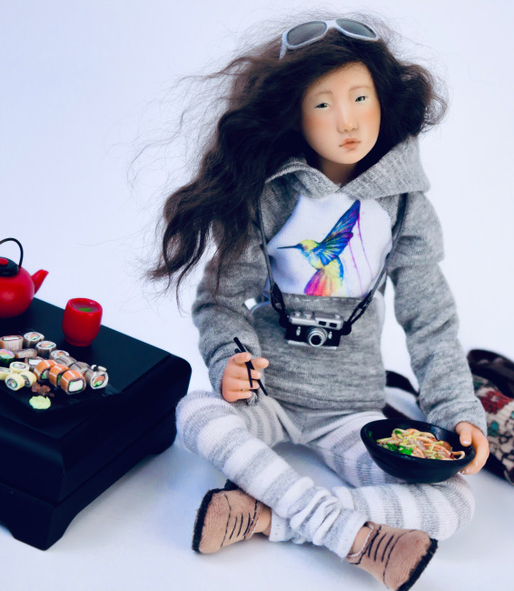 Лейсан. Авторская кукла "Наби" Юлии Решетниковой. Quiethousedoll