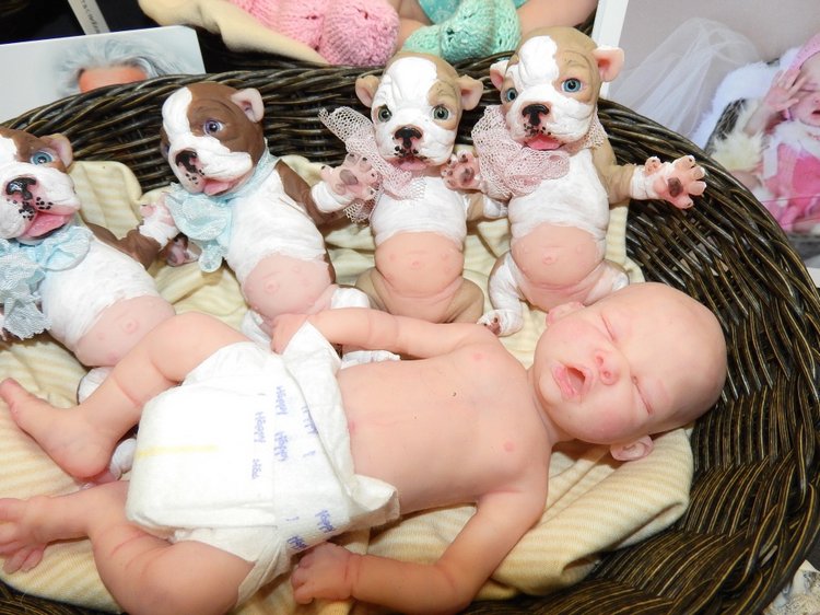 XV Международный осенний салон авторских кукол на Тишинке с 4 по 6 октября 2019 года в Москве - часть 4