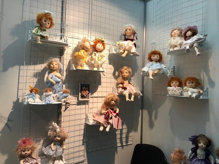 "Искусство куклы" 2019 - приглашаю прогуляться по выставке... ч.5