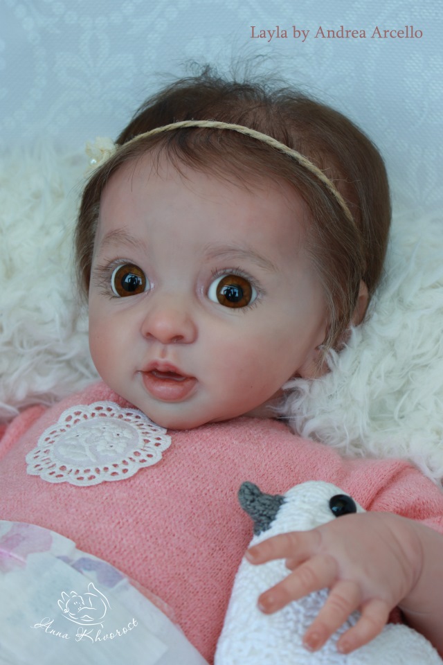 Кукла реборн из молда Layla (Лэйла) (фото 9)