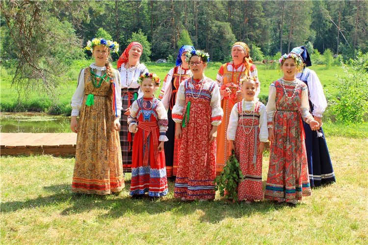 "Троицкие гуляния" в Василёво, 2019 год, заключительная часть. Архитектурно-этнографический музей под открытым небом Василёво