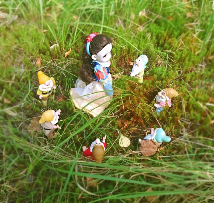 Осеннею порой под старою сосной... Принц, Белоснежка и гномы... встречаются