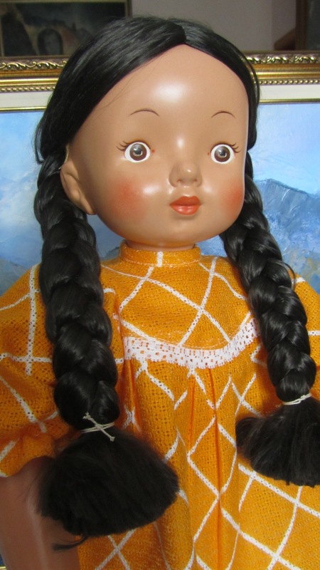 Поленька, еще одна опилочная кукла из гипсовых прототипов фабрики 8 Марта (фото 3)