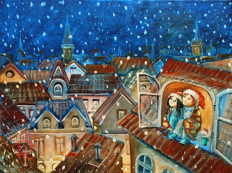 Сказочные полотна в стиле фэнтези Надежды Ильиной