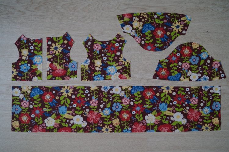 Выкройка платья и трусиков для Алёнушки ф-ка Вятка, ростом 42 см | Бэйбики Выкройка платья и трусиков для Алёнушки ф-ка Вятка, ростом 42 см (фото 2)