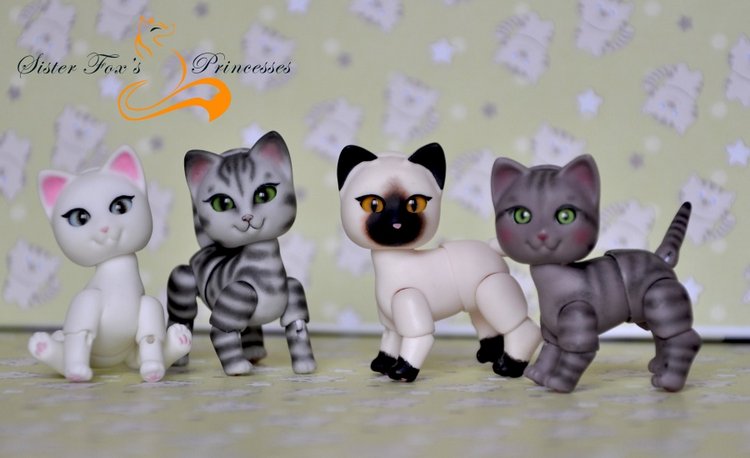 Котики от SisterFox | Бэйбики Котики от SisterFox — Авторские шарнирные куклы своими руками: лепка (фото 5)