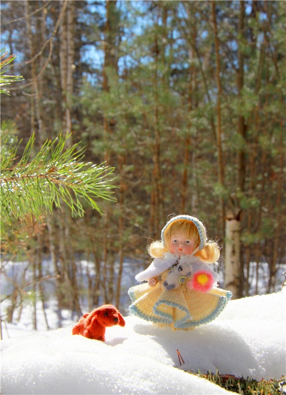 Девочка Весна. Strobile & Wilken Doll