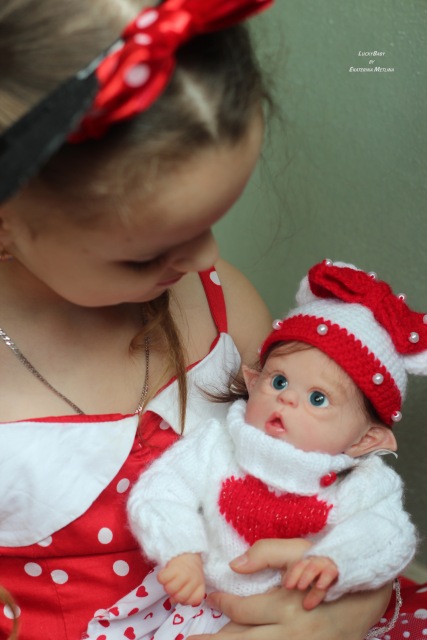 Мини Офелия. Кукла реборн из молда Mini Ofelia by Olga Auer