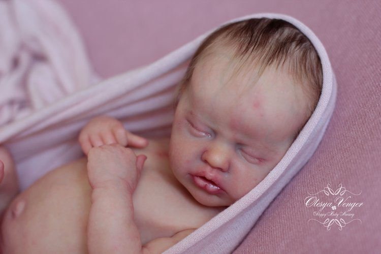 Моя крохотуля Инди. Кукла реборн Олеси Венгер