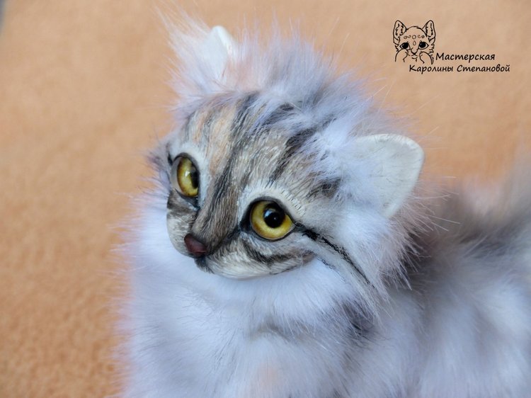 Кошечка Буся, портретная игрушка (фото 3)