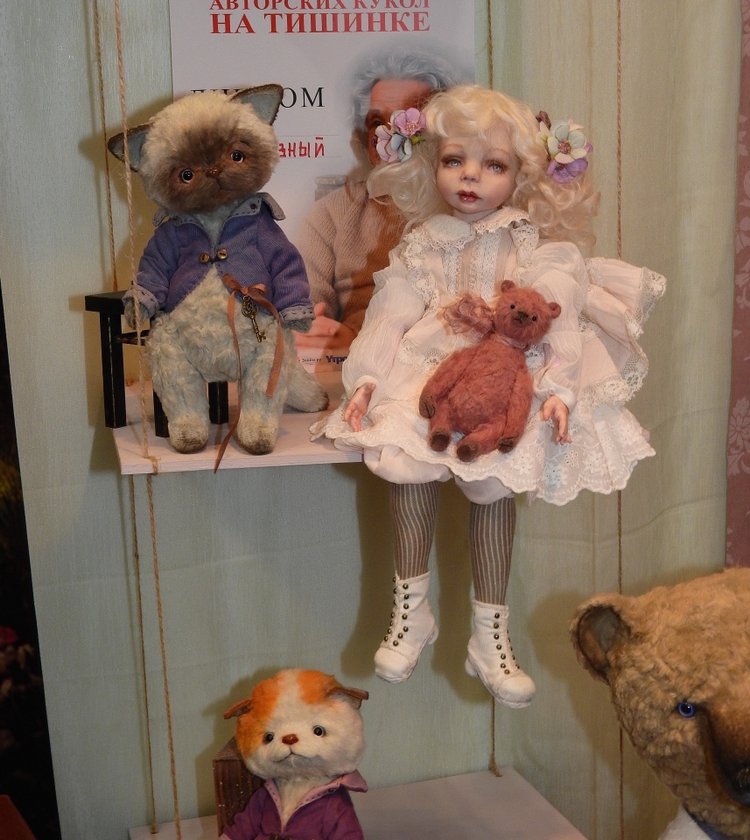 XV Международный осенний салон авторских кукол на Тишинке с 4 по 6 октября 2019 года в Москве - часть 4