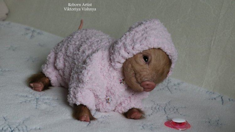 Поросенок Мила... куколка реборн Виктории Вишни