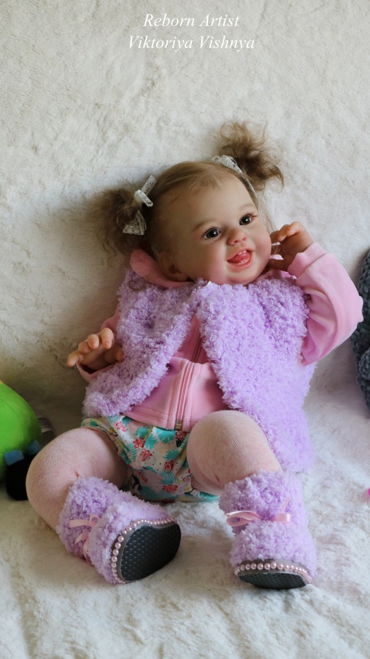 Малышка Хулиганка... куколка реборн Виктории Вишни