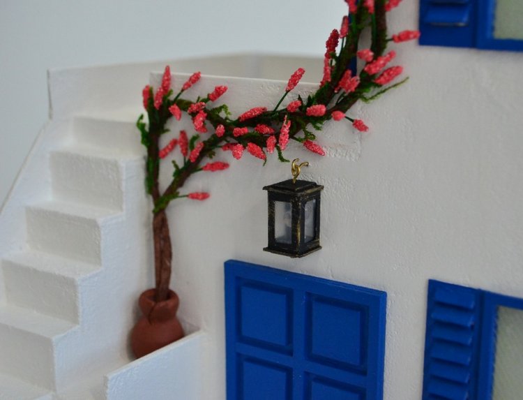 Греческая вилла — Румбоксы и кукольные интерьеры: фото (фото 6)