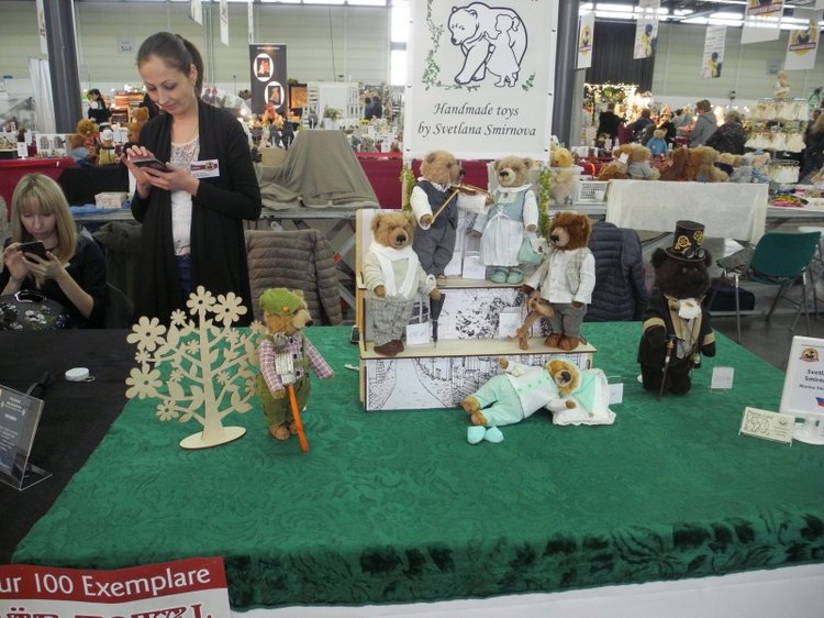 Выставка кукол и мишек в Мюнстере, Германия 28.04.2018-29.04.2018 год Часть первая