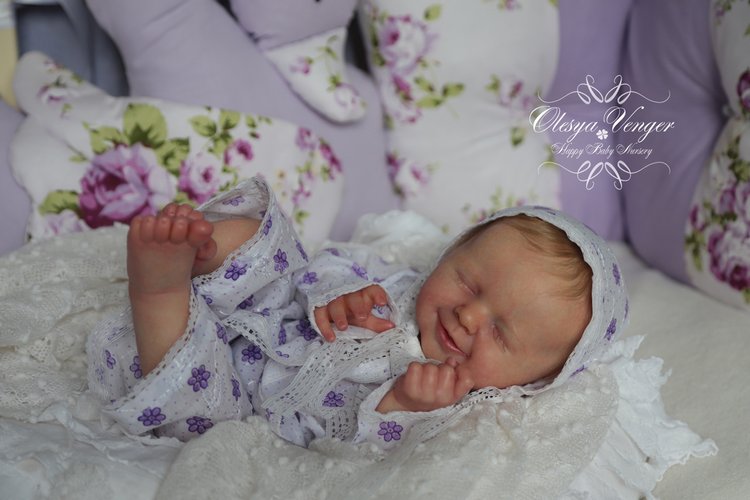 Мой милый ангел Агнес от Юлии Хома. Кукла реборн Олеси Венгер