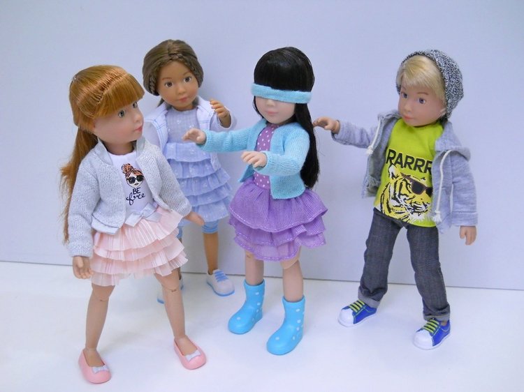 Куклы Крузелингс из моей коллекции и их наряды