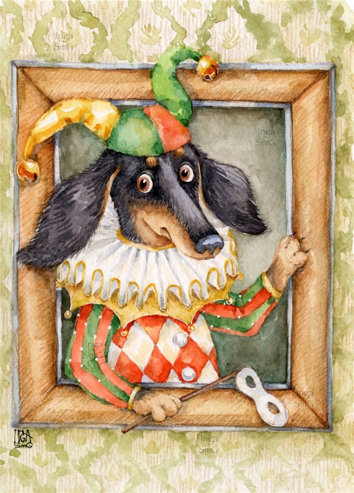 Предновогодние денёчки! Улыбнёмся вместе! Смешные таксы Инги smG