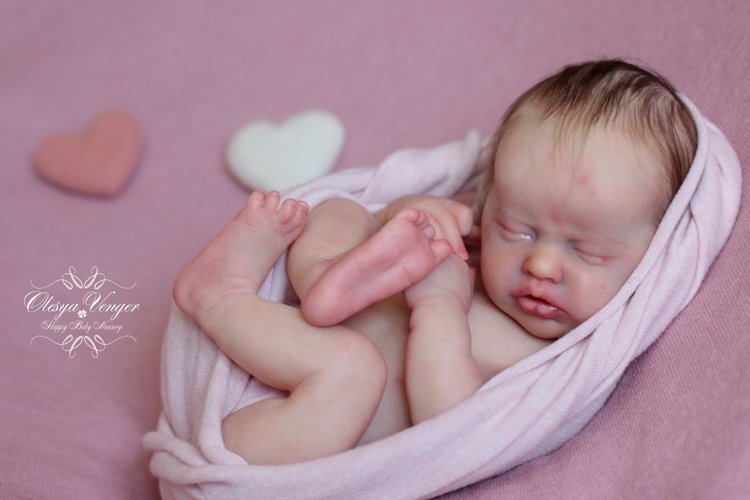 Моя крохотуля Инди. Кукла реборн Олеси Венгер