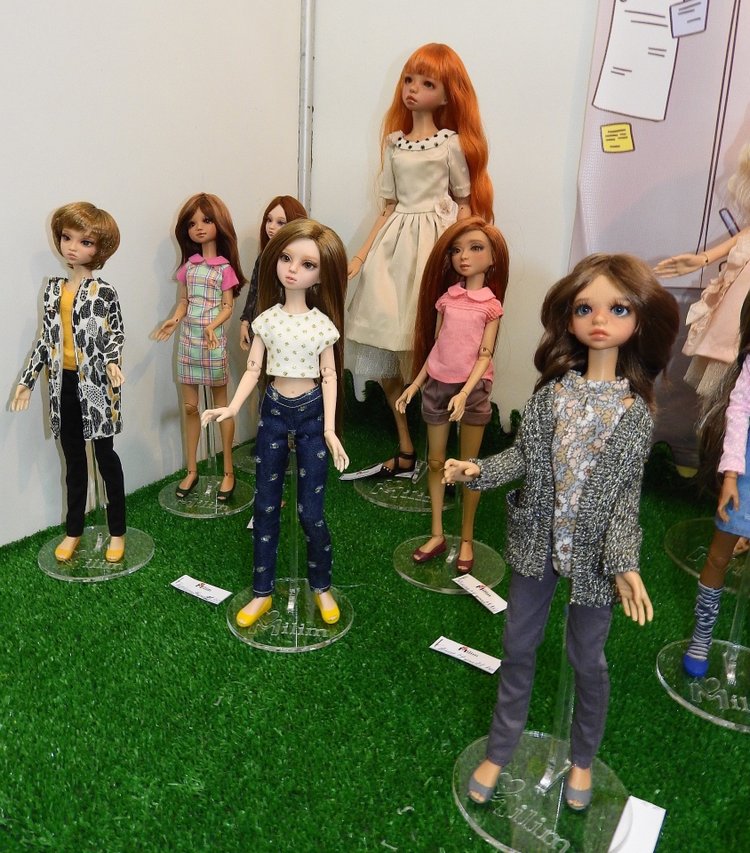 XV Международный осенний салон авторских кукол на Тишинке с 4 по 6 октября 2019 года в Москве - часть 1