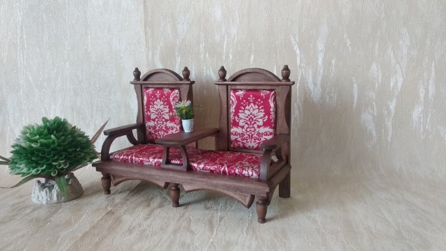 Диванчик тет-а-тет — Мебель для кукол и домиков: фото (фото 2)