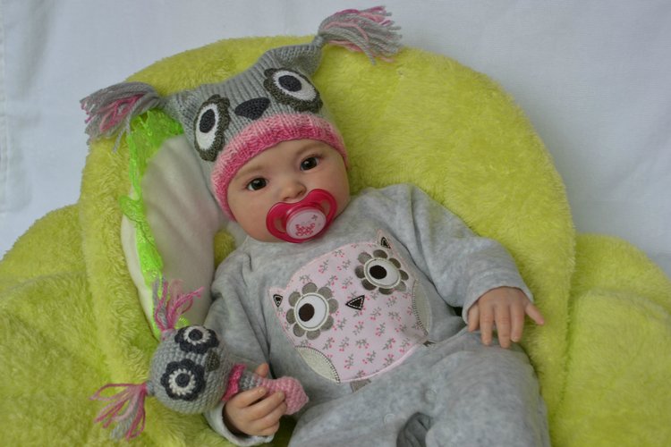 Кимбер, забавный совенок — Куклы Реборн (Reborn): работы мастеров