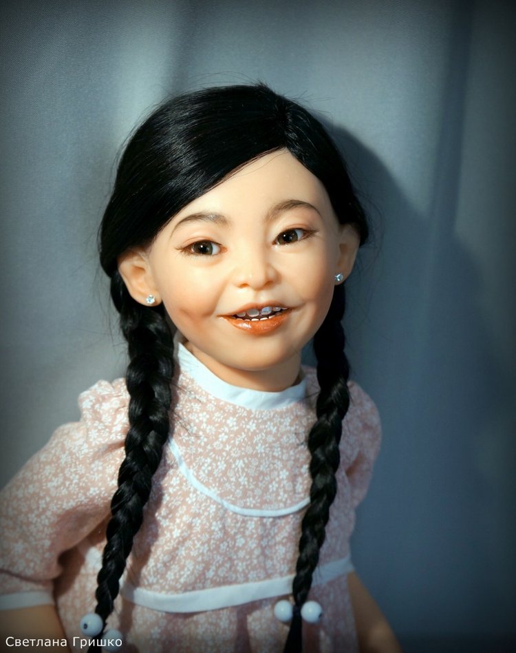 ООАК кукла Светланы Гришко. Казуко (фото 8)