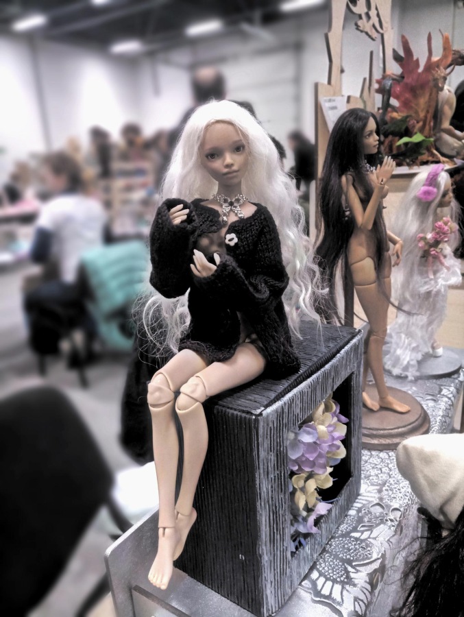 Шарнирная авторская кукла "Алиса" (27см, сменные глазки, ПУ), от KKeRRinDolls (фото 8)