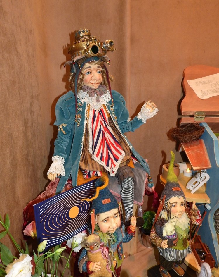 XV Международный осенний салон авторских кукол на Тишинке с 4 по 6 октября 2019 года в Москве - часть 2